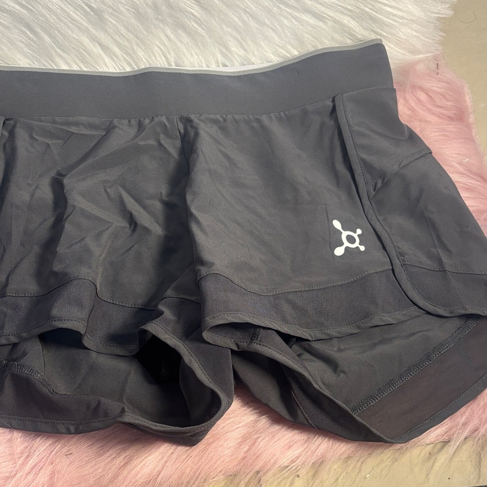 Orangetheory Women's Charcoal Athletic Skort with Logo